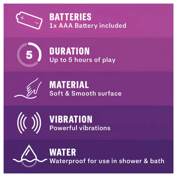 Durex Intense Delight Bullet - mini vibromasseur bullet - violet