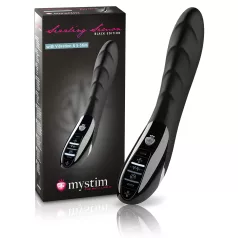   mystim Sizzling Simon - vibromasseur électrostimulation - silicone noir