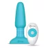 b-Vibe - vibromasseur anal perles rotatives rechargeable - silicone turquoise