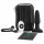 b-Vibe - Vibromasseur anal noir à billes et rotation, rechargeable