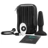 b-Vibe - Vibromasseur anal noir à billes et rotation, rechargeable
