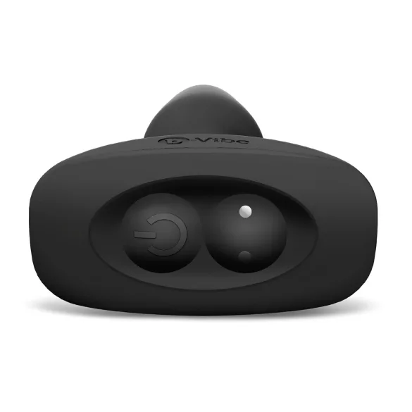 b-Vibe - Vibromasseur anal noir à billes et rotation, rechargeable