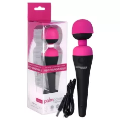 PalmPower - vibromasseur wand rechargeable - rose/noir
