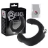 Rebel - stimulateur prostate vibrant incurvé - silicone noir