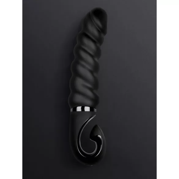Gvibe - Vibromasseur point G rechargeable étanche silicone noir