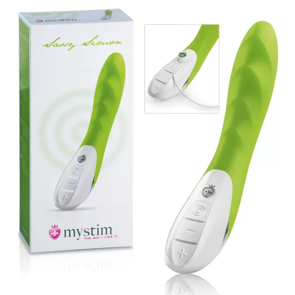 mystim - Vibromasseur double moteur - silicone vert