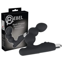 Rebel - vibromasseur prostate à boules - silicone noir