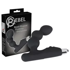 Rebel - vibromasseur prostate à boules - silicone noir
