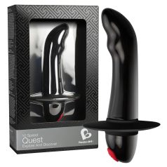   Quest - vibromasseur prostate débutant 10 modes - silicone noir