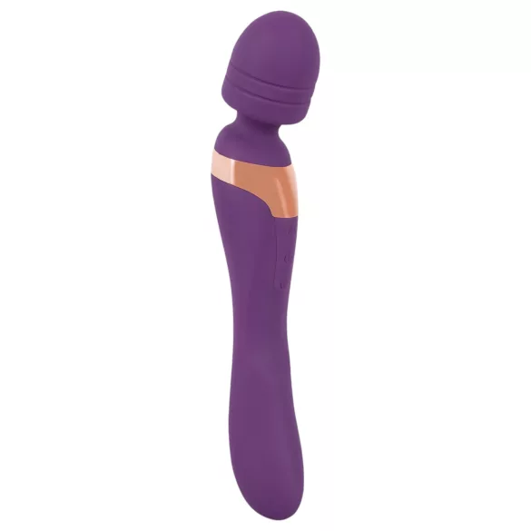 Javida Double - vibromasseur double - silicone violet