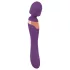 Javida Double - vibromasseur double - silicone violet