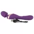 Javida Double - vibromasseur double - silicone violet