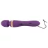 Javida Double - vibromasseur double - silicone violet