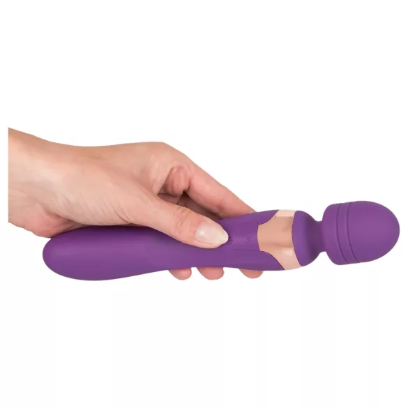 Javida Double - vibromasseur double - silicone violet