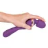 Javida Double - vibromasseur double - silicone violet