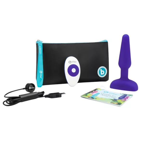 b-Vibe trio - Vibromasseur anal à 3 moteurs (violet)