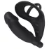 Black Velvets - plug anal vibrant avec cockring et anneau testicules - noir