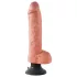 King Cock - gode vibrant ventouse 25 cm - couleur chair