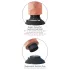 King Cock - gode vibrant ventouse 25 cm - couleur chair