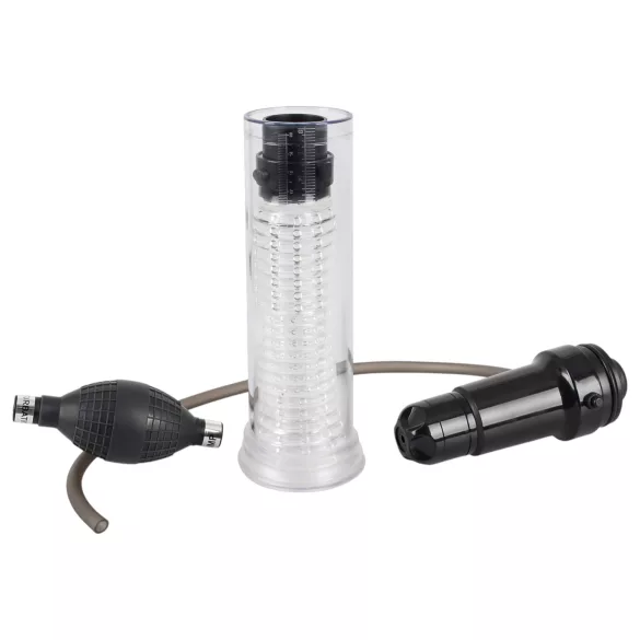 You2Toys - pompe à pénis et masturbateur 2en1 - transparent
