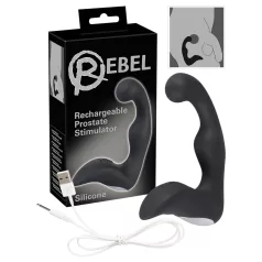   Rebel - stimulateur prostate vibrant rechargeable - silicone noir