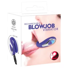   You2Toys - stimulateur oral vibrant rechargeable - silicone violet