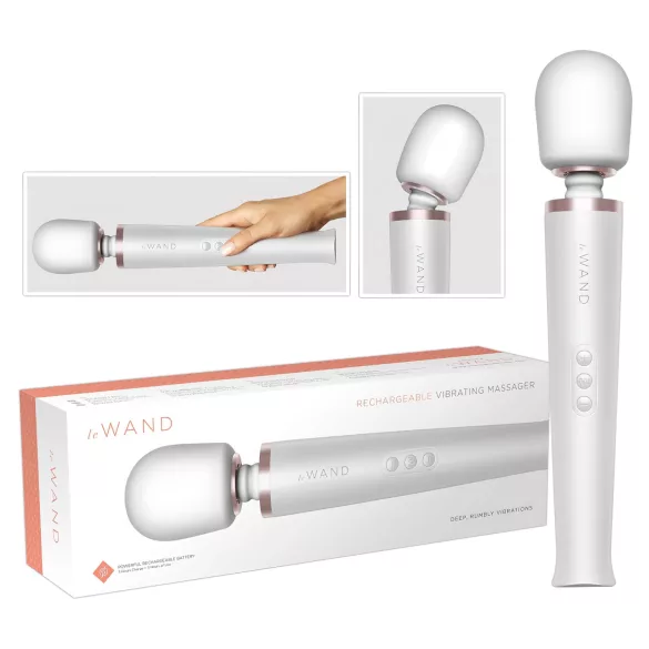le Wand - wand masseur vibrant rechargeable - blanc
