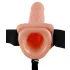 Fetish Strap-on 7 - gode ceinture vibrant - réaliste - couleur chair