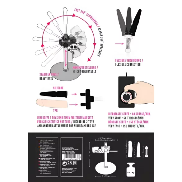 You2Toys - Big Bang Penetrator - machine à sexe sur secteur