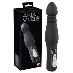 You2Toys - Vibromasseur anal à va-et-vient - silicone noir