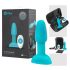 b-Vibe - vibromasseur anal à perles rotatives - silicone turquoise