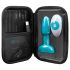 b-Vibe - vibromasseur anal à perles rotatives - silicone turquoise
