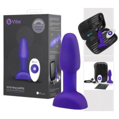 b-Vibe Rimming - Vibromasseur anal perlé rotatif (violet)
