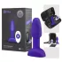 b-Vibe Rimming - Vibromasseur anal perlé rotatif (violet)