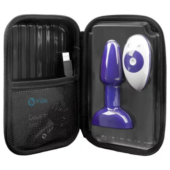 b-Vibe Rimming - Vibromasseur anal perlé rotatif (violet)