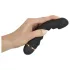You2Toys - Vibromasseur nervuré flexible - silicone noir
