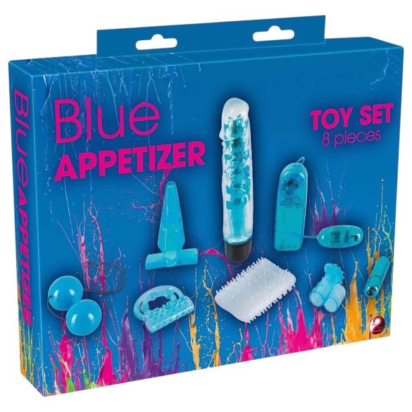 You2Toys - coffret stimulation vibrant 8 pièces - bleu