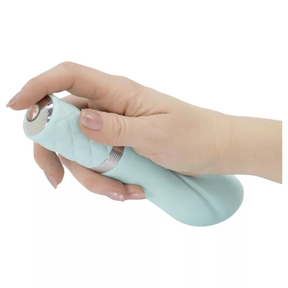 Pillow Talk Sassy - vibromasseur point G rechargeable - silicone turquoise