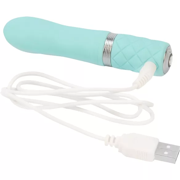 Pillow Talk Flirty - vibromasseur rechargeable - turquoise