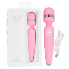   Pillow Talk Cheeky Wand - vibromasseur massant rechargeable (rose)