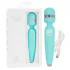 Pillow Talk Cheeky Wand - vibromasseur rechargeable - turquoise