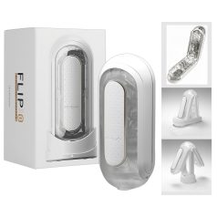 TENGA Flip Zero - masturbateur vibrant homme - blanc