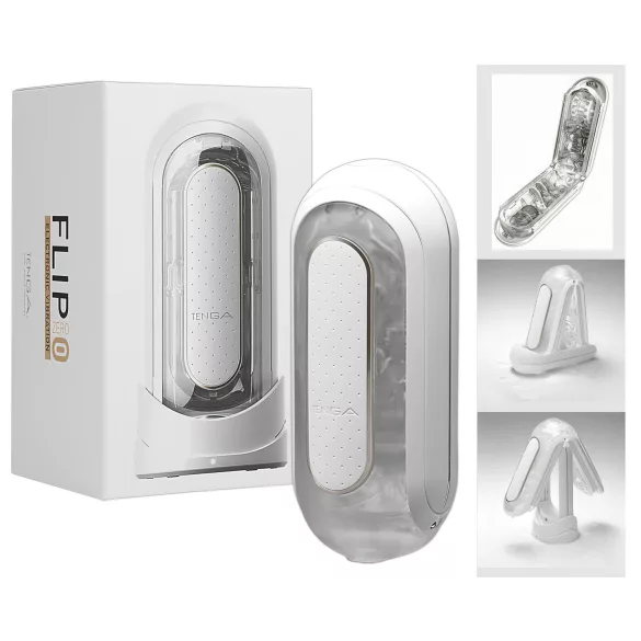 TENGA Flip Zero - masturbateur vibrant homme - blanc