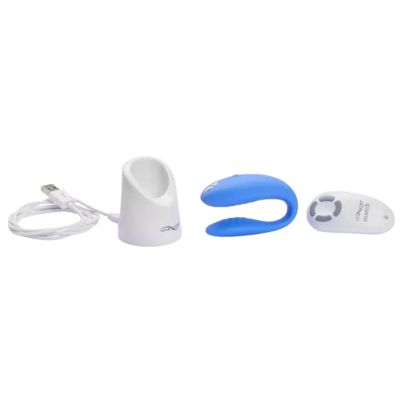We-Vibe Match - vibromasseur couple - étanche rechargeable - bleu