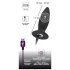 Black Velvets - vibromasseur anal débutant rechargeable - petit noir