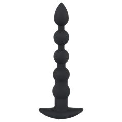   Black Velvets - vibromasseur anal perlé rechargeable - silicone noir