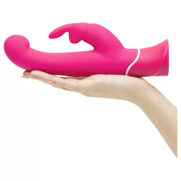 Happyrabbit - Vibromasseur point G avec stimulateur clitoris - étanche - rose