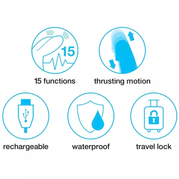 Happyrabbit - vibromasseur rabbit à pulsations - rechargeable - rose