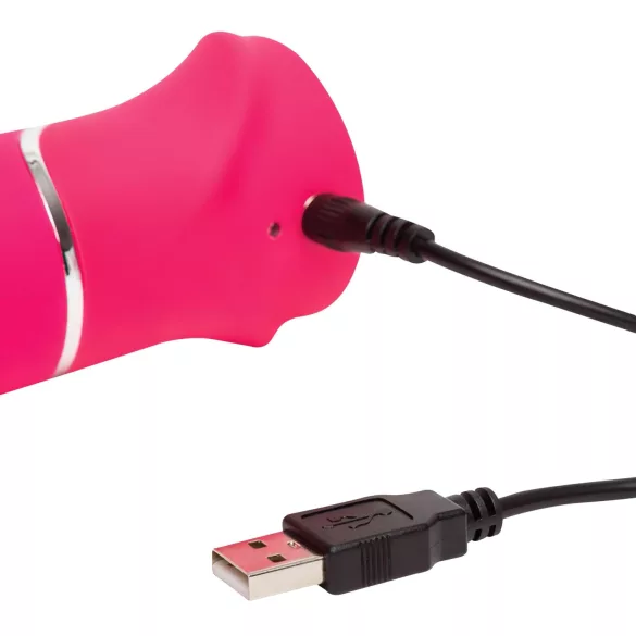 Happyrabbit - vibromasseur rabbit à pulsations - rechargeable - rose