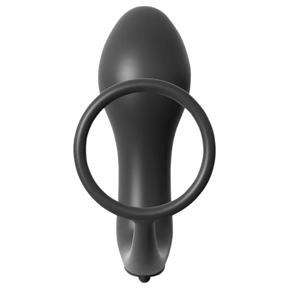 Pipedream - Analfantasy - vibromasseur anal de doigt avec anneau pénien (noir)